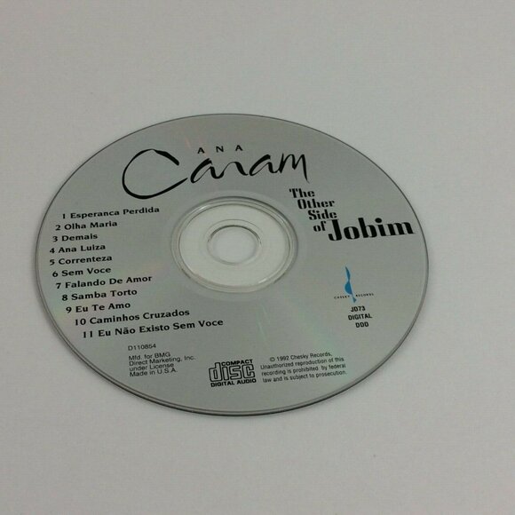 Ana Carim Other Side of Jobim CD Album Latin Jazz TESTED 1992 Chesky Bossa Nova - Picture 8 of 11